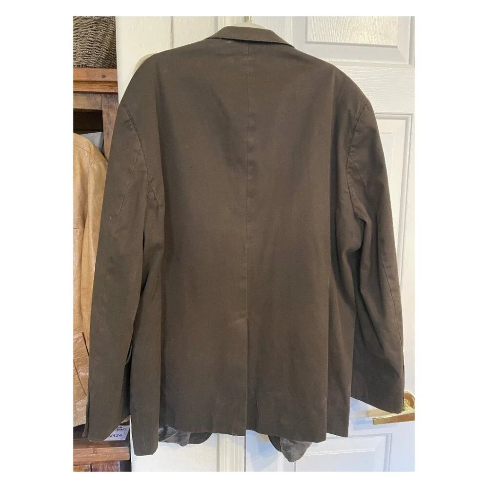Blue Pronto Uono Cotton Brown Grunge Men's Blazer XL Casual Sport Jacket